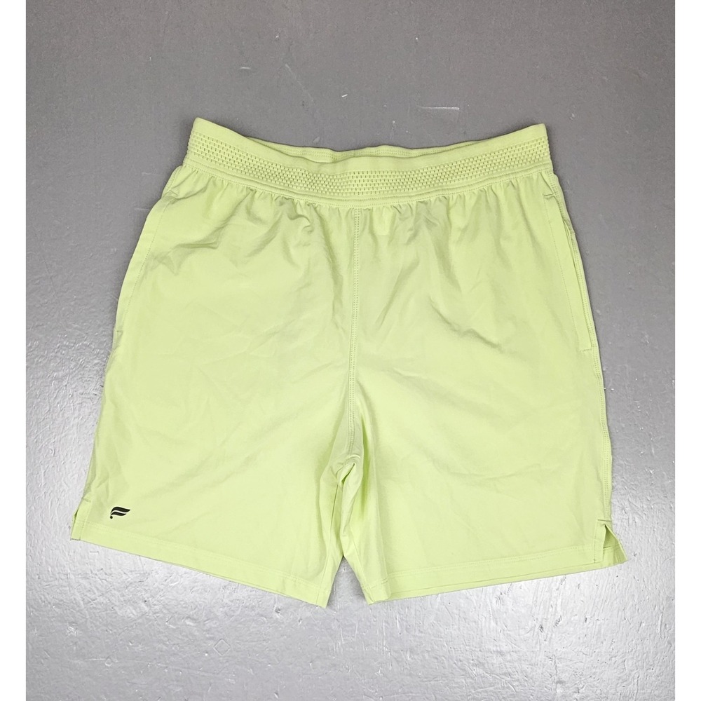 Fabletics The Fundamental Shorts Mens Medium Yellow Running‎ Performance